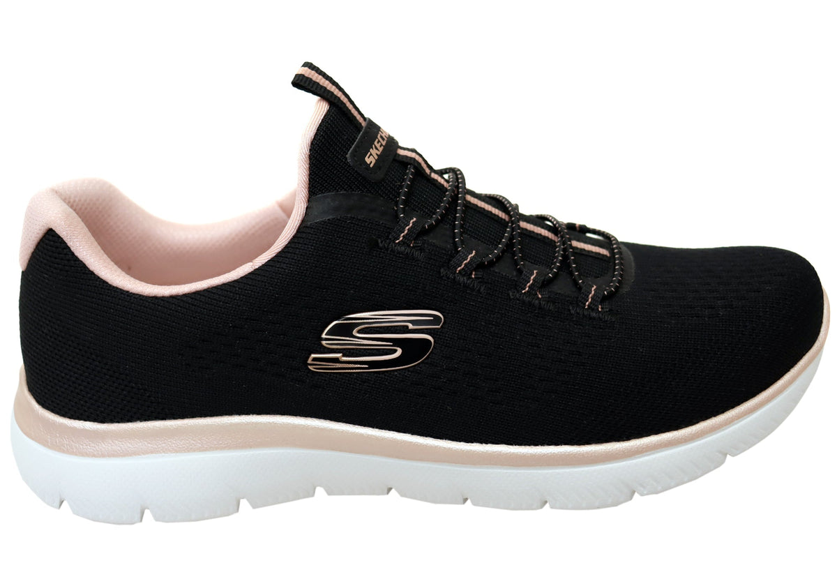 Skechers Womens Summits Brilliant Glow Comfortable Slip On Shoes