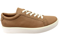 ECCO Soft 60 Womens Comfortable Lace Up Leather Sneakers