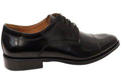 Florsheim Mens Sentinel Cap Derby EE Extra Wide Leather Dress Shoes