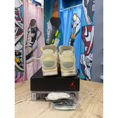 Jordan 4 Off White Sail UK 8,
