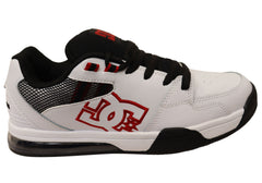 DC Shoes Mens Comfortable Leather Versatile Shoes White