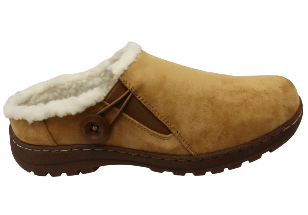 CC Resorts Glen Womens Comfortable Open Back Slip On Mule Shoes