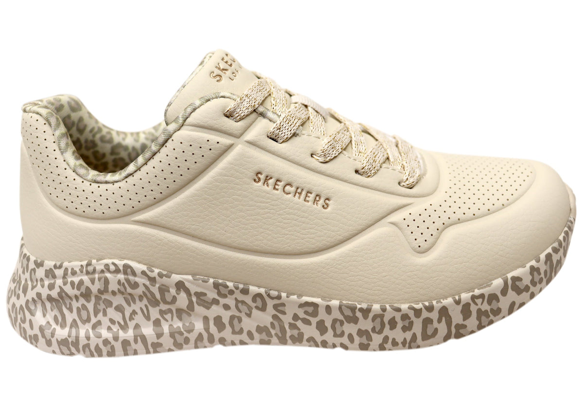 Skechers Womens Uno Lite Subtle Prints Comfortable Shoes