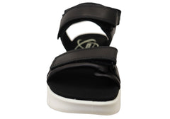 ECCO Womens Gruuv Sol Comfortable Leather Adjustable Sandals