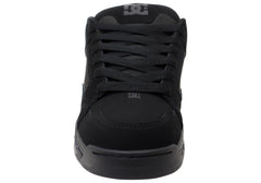 DC Shoes Mens DC Coiler Comfortable Leather Shoes Black Black