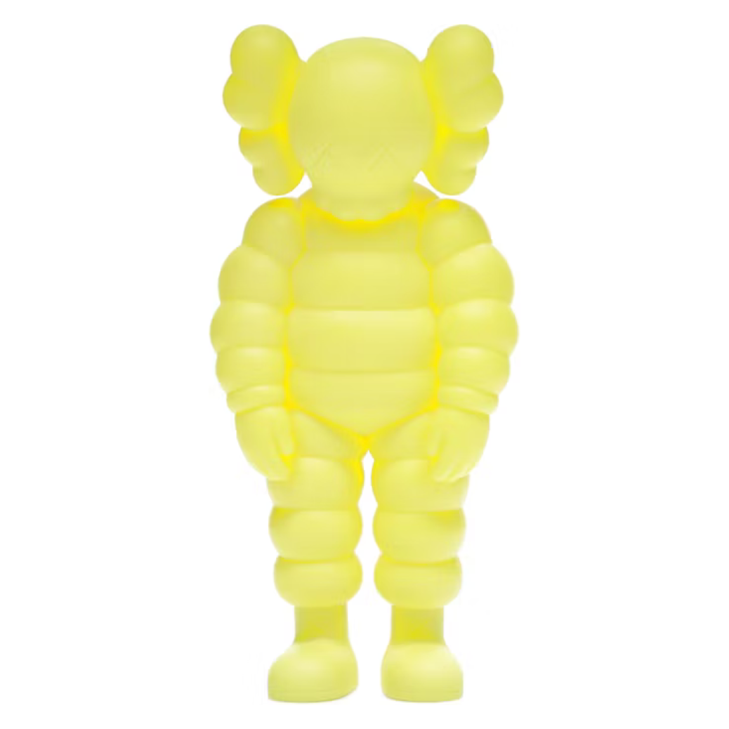 KAWS What Party Vinyl Figure Yellow