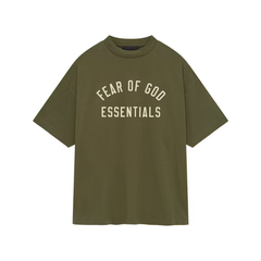 Fear of God Essentials Jersey Crewneck Tee Military