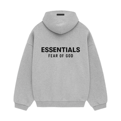 Fear of God Essentials Fleece Hoodie (FW24)  Light Heather Gray