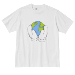 KAWS x Uniqlo Peace For All S/S Graphic T-shirt White