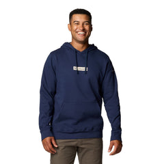 Columbia Columbia Trek Cotton Men's Blue Hooded Sweatshirt