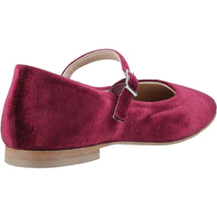 Hush Puppies Pasha Velvet Women's Bordeaux Flats