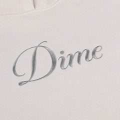 Dime Cursive Hoodie Cement