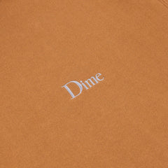 Dime Men Classic Small Logo Hoodie Almond