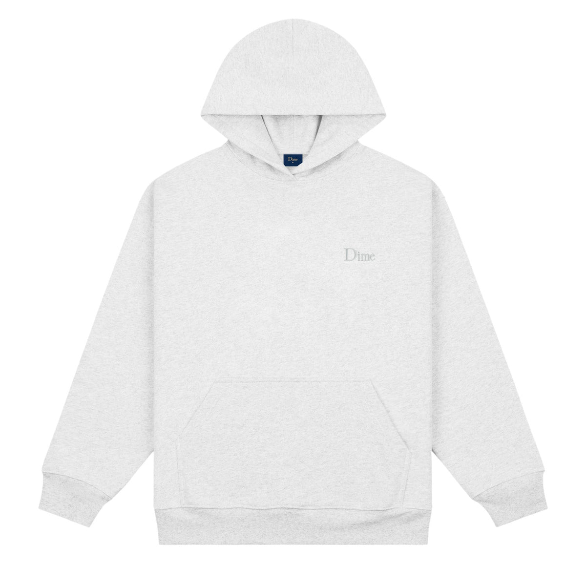 Dime Men Classic Small Logo Hoodie Ash