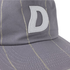 Dime Pinstriped Worker Cap Gray