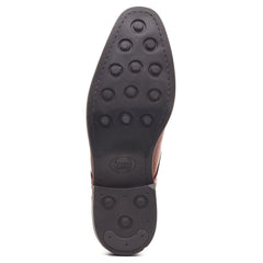 Base London Henley Monk Leather Men's Burnt Tan Double Monk Shoes