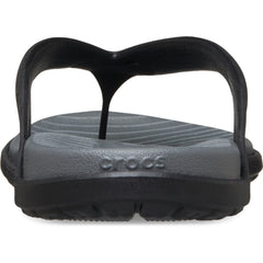 Crocs Coast Flip Polyurethane Men's Black/Slate Grey Flip Flops
