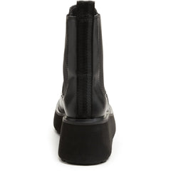 Rocket Dog Heyday Synthetic Women's Black Flat Chelsea Boots