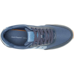 Hush Puppies Seventy8 Leather Men's Blue Trainers