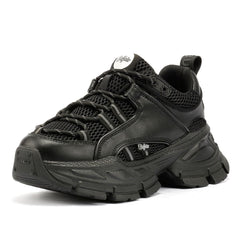 Buffalo Saturn Lace Women's Black Trainers