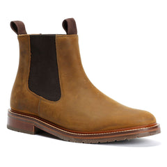 Chapman & Moore Country Chelsea Leather Men's Choco Boots