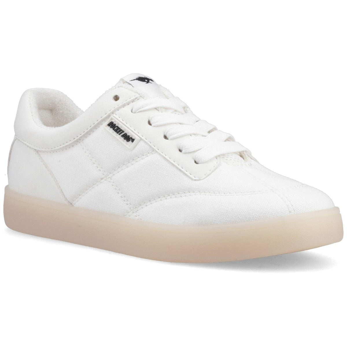 Rocket Dog Kitty Canvas PU Cotton Women's White Trainers