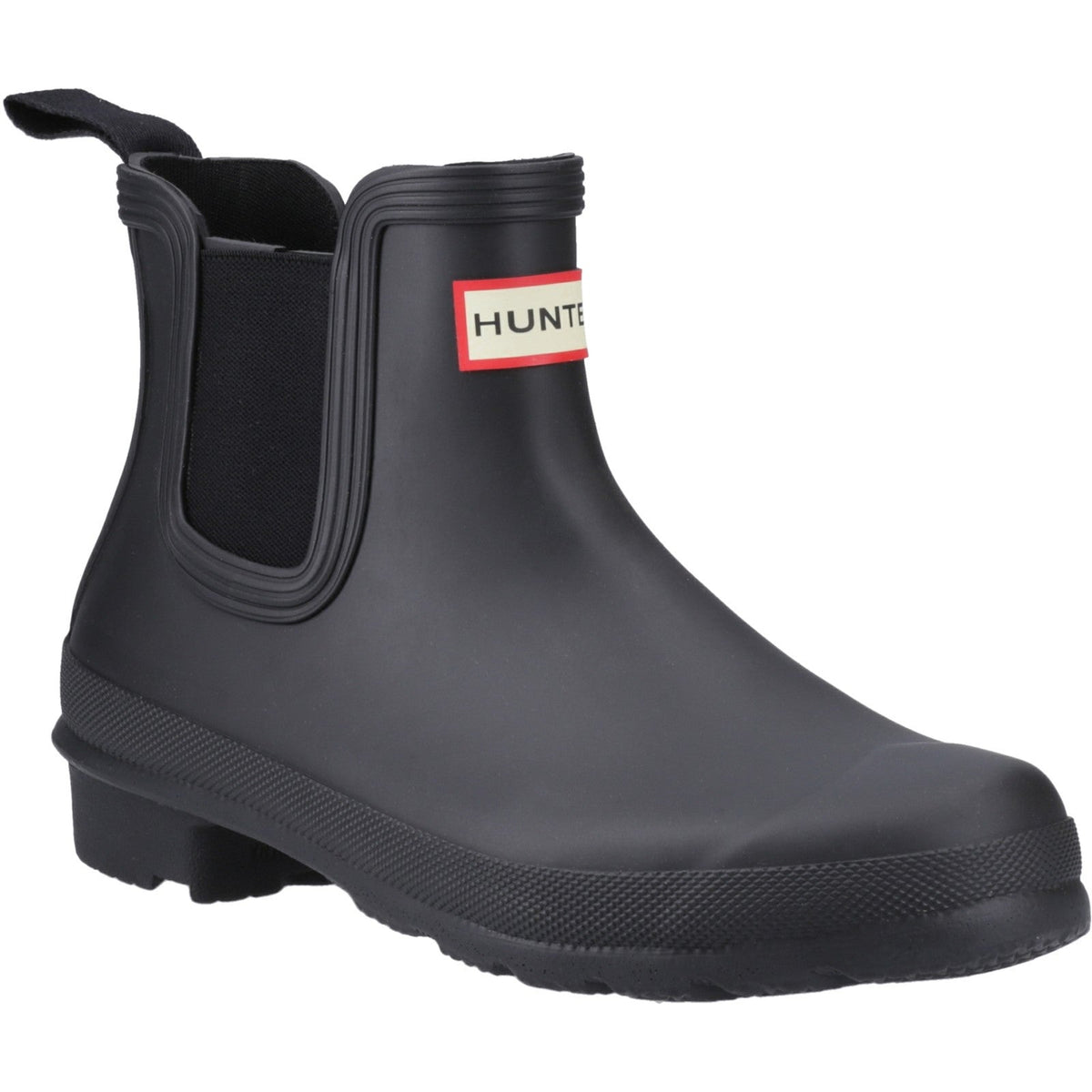 Hunter Womens Matt Black Original Chelsea Boots