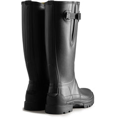Hunter Mens Black Balmoral Adjustable Wellington Boots