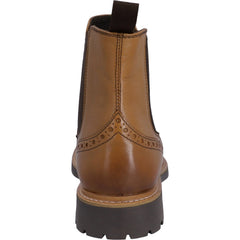 Hunter Mens Tan Cawdor Brogue Dealer Boots