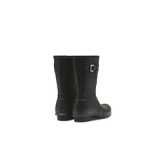 Hunter Womens Matt  Black Original Short Wellington Boots