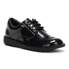 Kickers Kick Lo Women's Black Patent Shoes