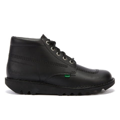 Kickers Kick Hi Men's Black Leather Ankle Boots