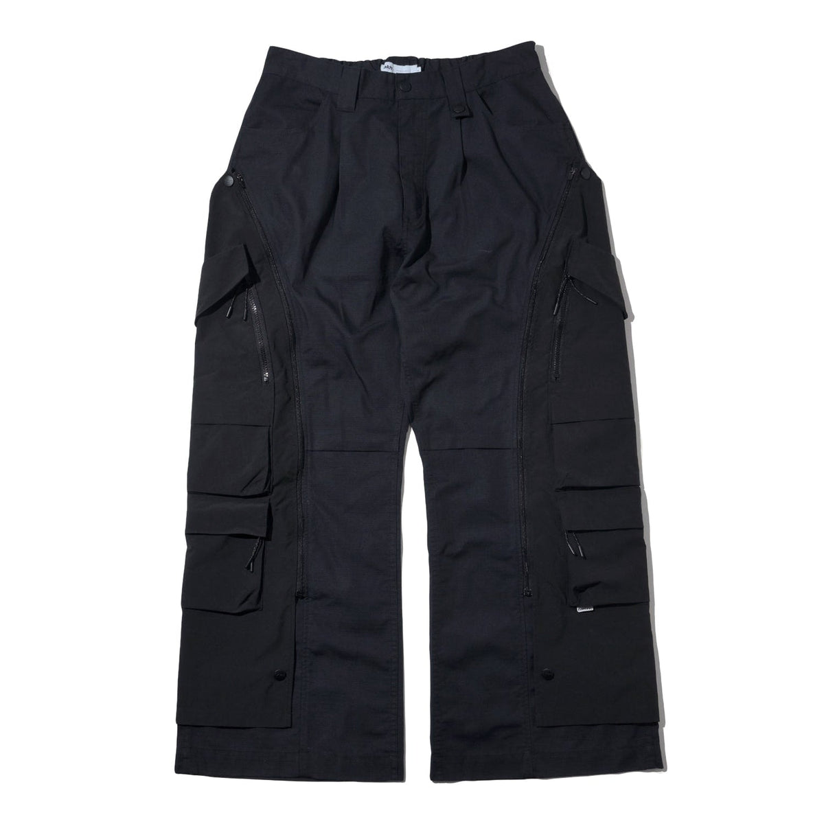 LAKH Detachable Ten Pockets Cargo Pants Black
