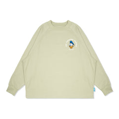LAKH Men x URDU Donald Duck Long Tee Olive